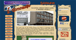 Desktop Screenshot of druga-gimnazija-sarajevo.de