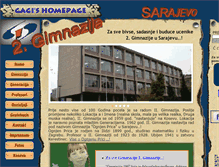 Tablet Screenshot of druga-gimnazija-sarajevo.de